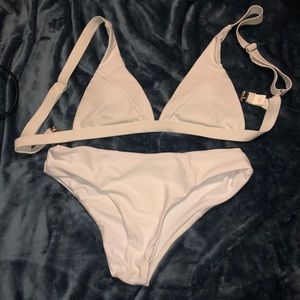 White bikini